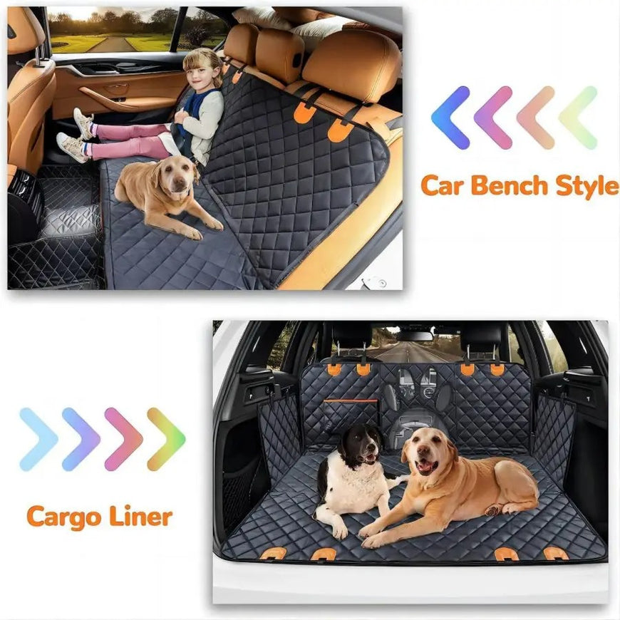 4in1 PawFriends Family™  Multifunctional Dog Car Seat Cover