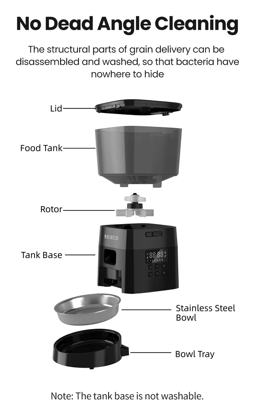 PawFriends Family™ Automatic Pet Feeder Button Version 2L