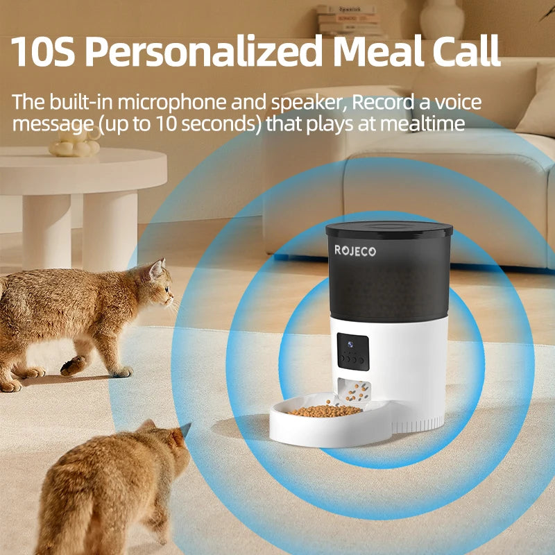 Automatic Pet Feeder With Video Camera Video 3L