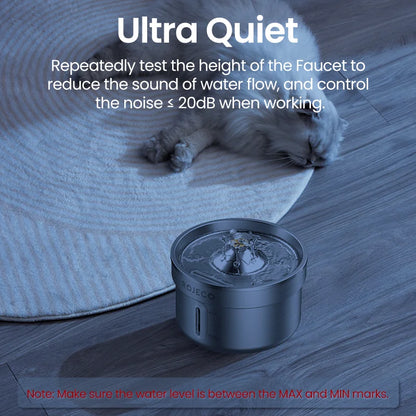 Steel Pet Drinking Fountain Automatic 2L