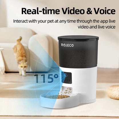 Automatic Pet Feeder With Video Camera Video 3L