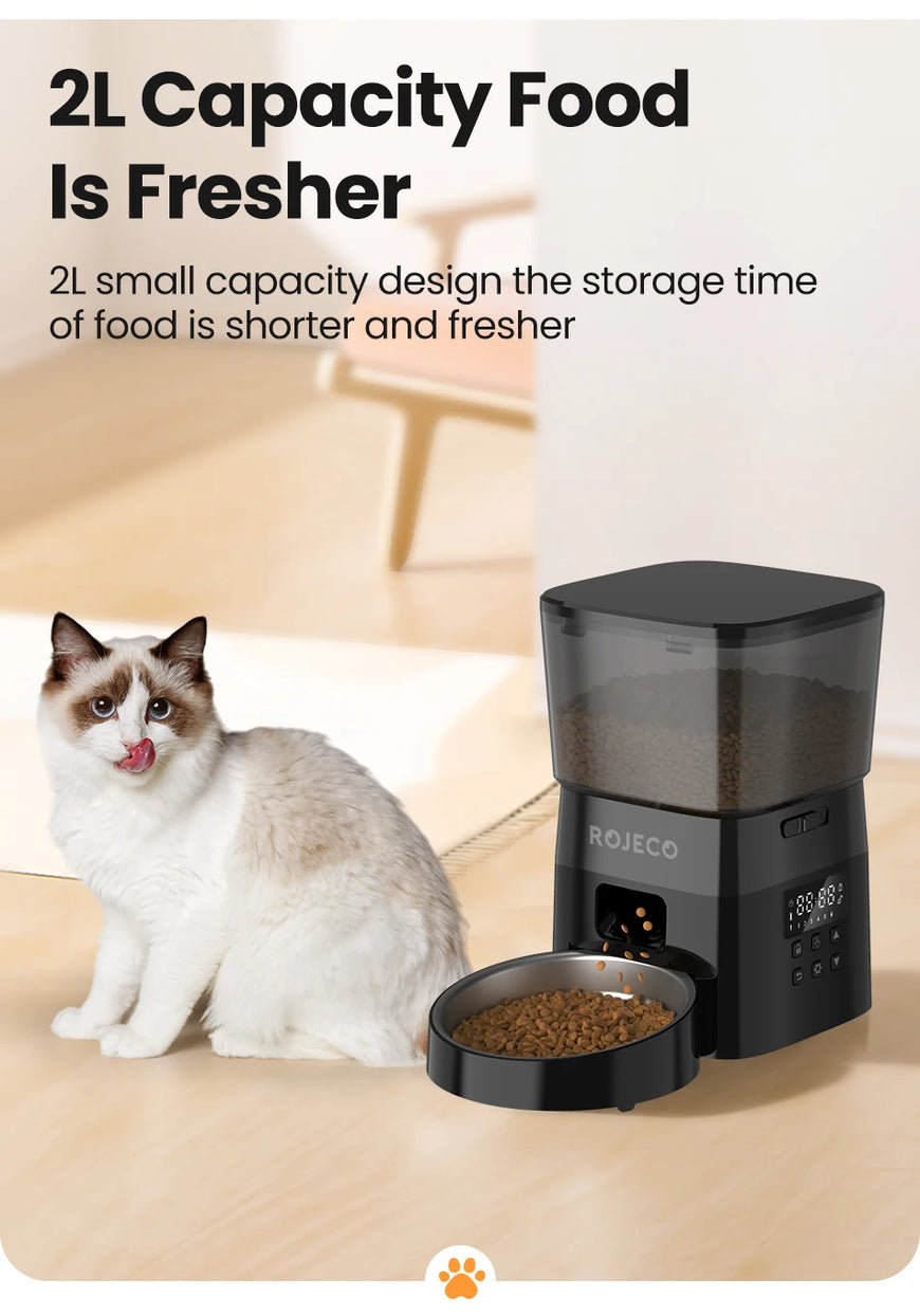 PawFriends Family™ Automatic Pet Feeder Button Version 2L