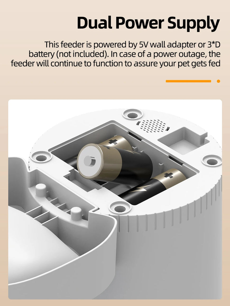 Automatic Pet Feeder With Video Camera Video 3L