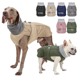 Luxury Reflective Winter Jacket for Small Medium Large Dogs